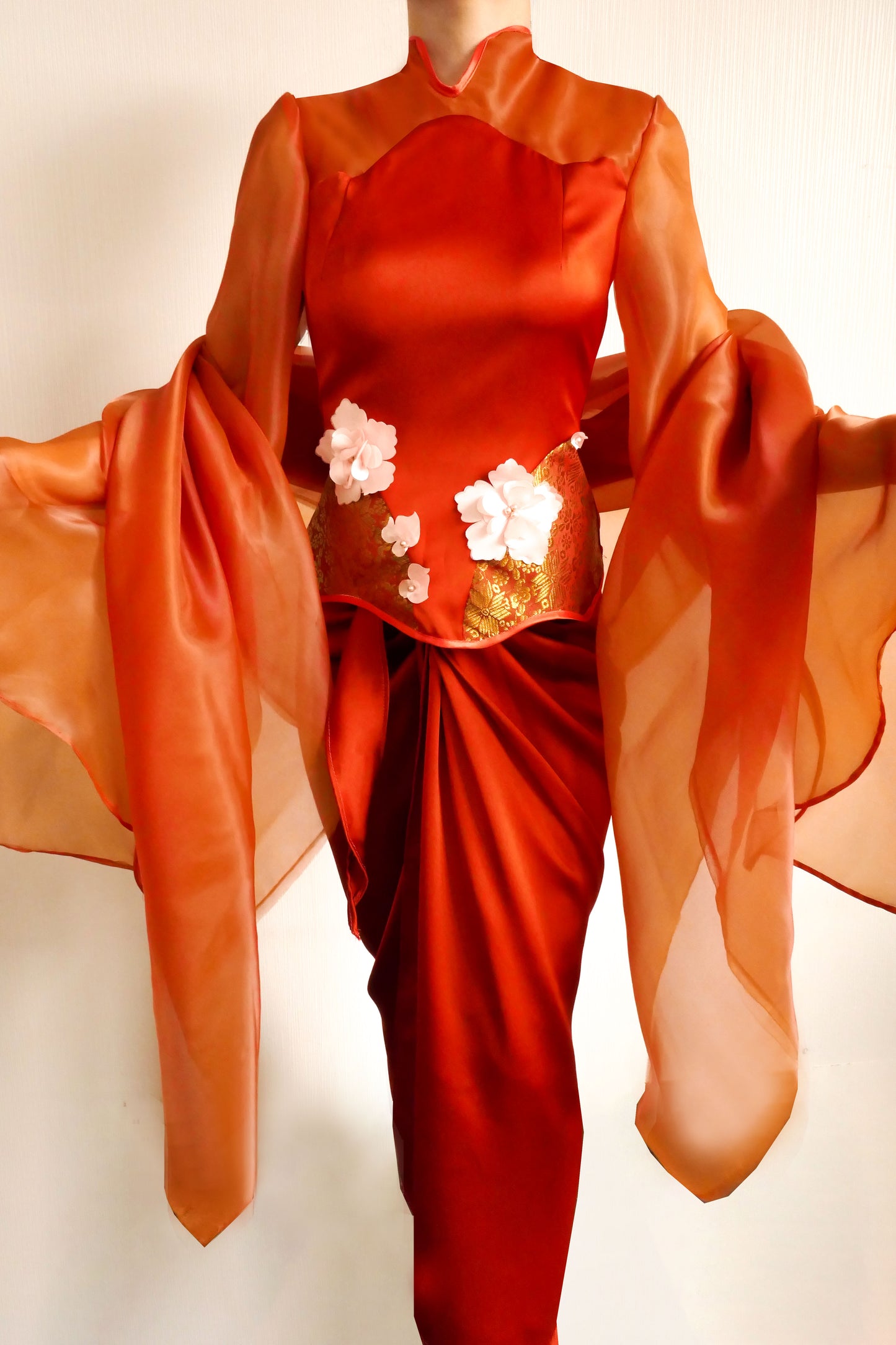 Selendang - Dahlia Orange