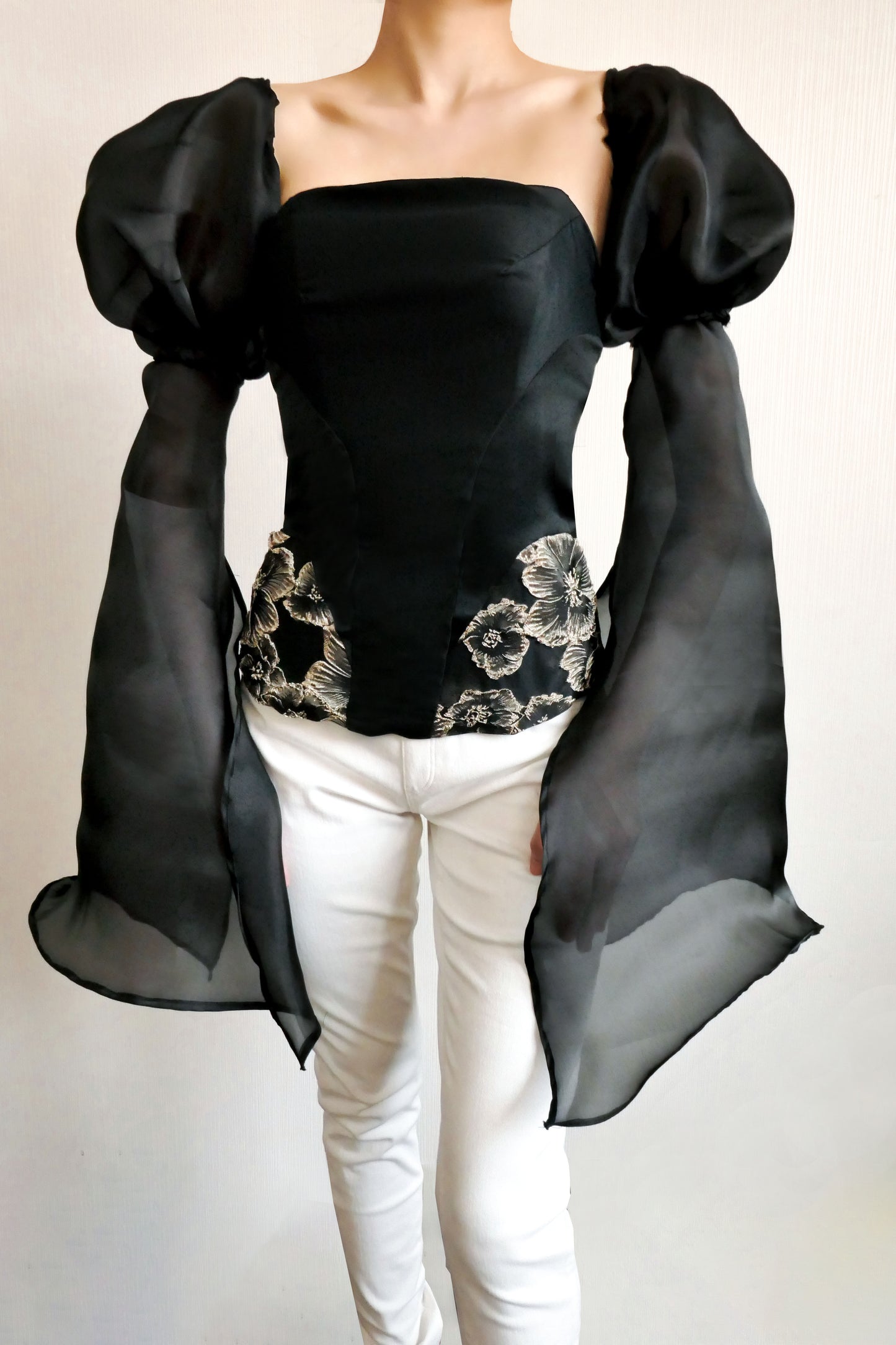 Tifa Jacquard Corset Top