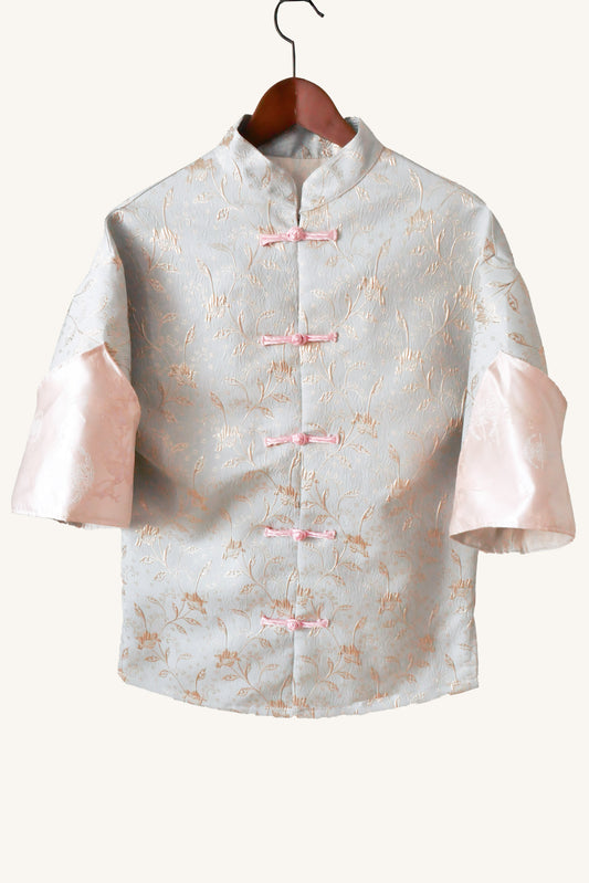 Yu Li Samfu Top MEN(Baby Blue)