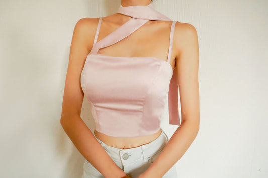 Roxanne Pink Sash Top