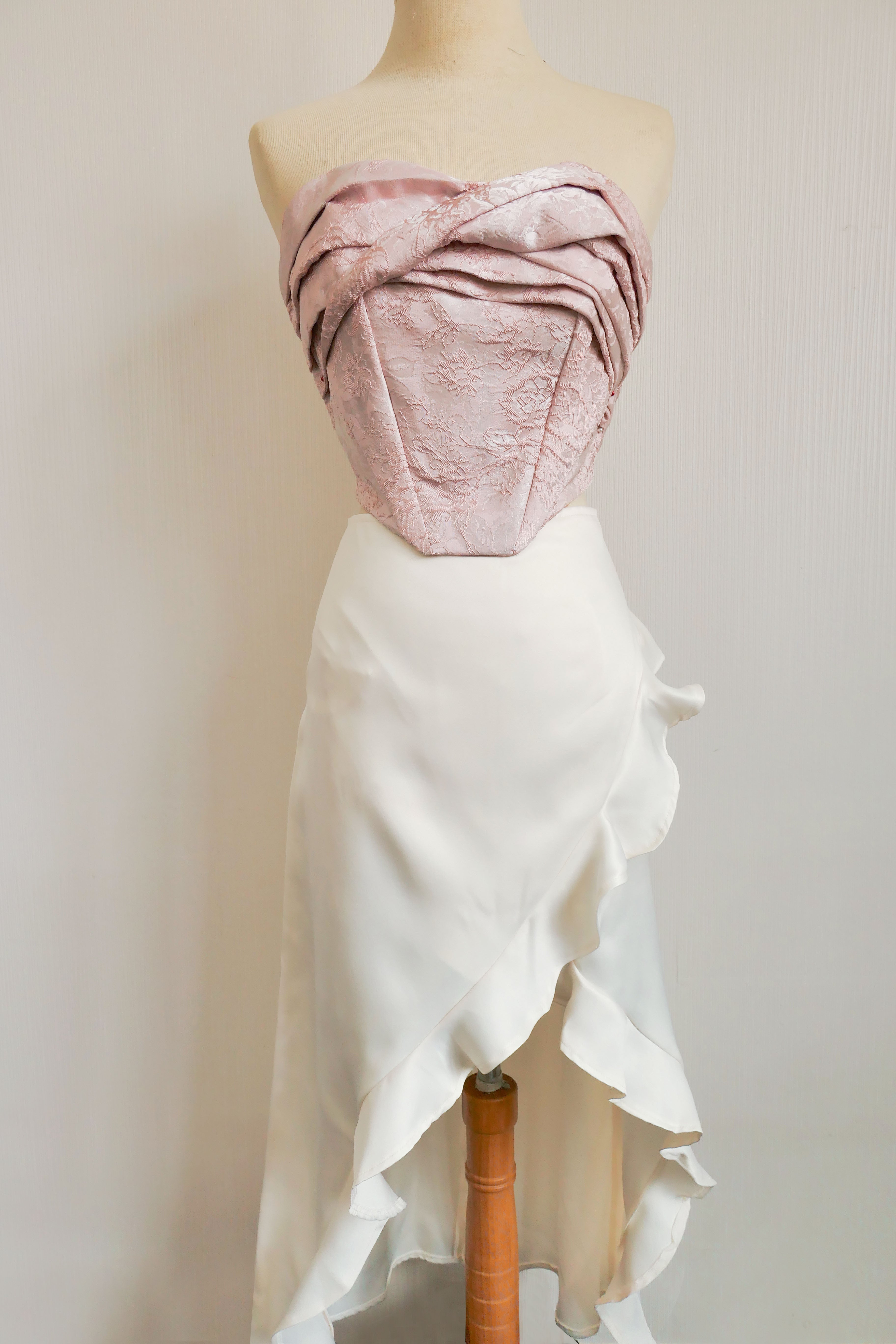 Corset tank top - Pink pearl main image 0