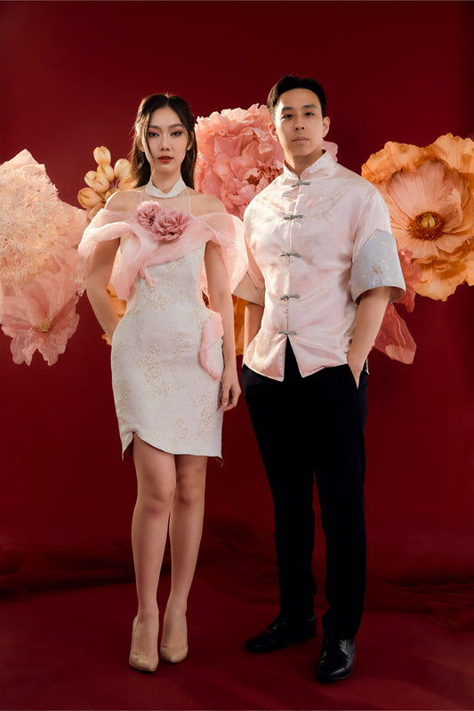 Xu Xu Cheongsam (Soft Pink)