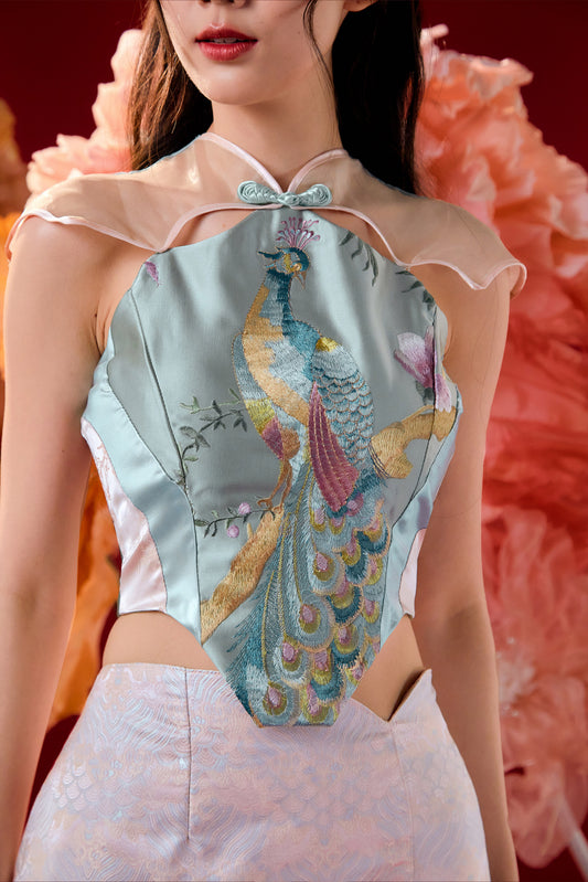Que Peacock Top