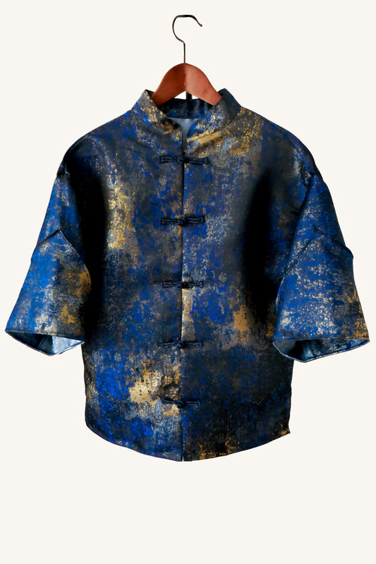 Xu Xu Samfu Top MEN(Midnight Blue Gold)